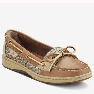 Sparkly Sperry shoe